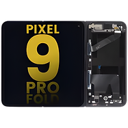 Google Pixel 9 Pro Fold inner screen Obsidian on transparent background
