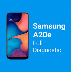 Samsung Galaxy A20e full diagnostic – professional service identifying hardware and software issues.