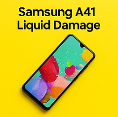 Samsung Galaxy A41 liquid damage treatment – professional repair service with ultrasonic cleaning.