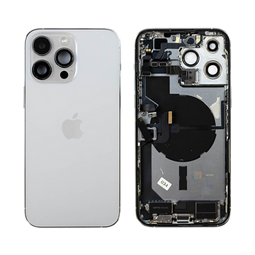 iPhone 14 Pro Max Silver rear glass replacement – back housing repair image