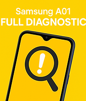 Samsung Galaxy A01 full diagnostic – professional fault testing service to identify hardware and software issues