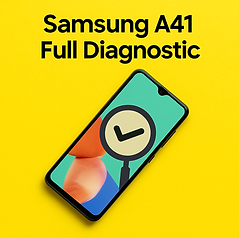 Samsung Galaxy A41 full diagnostic – professional service identifying hardware and software issues.