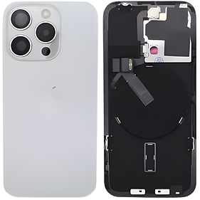 iPhone 15 Pro Max back glass in White Titanium