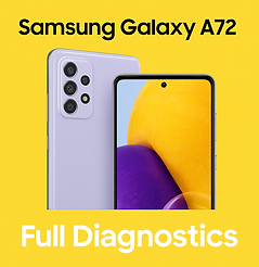 Galaxy A72 diagnostics service