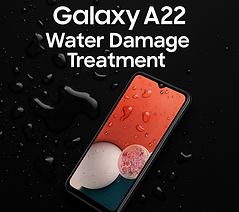 Galaxy A22 water damage treatment & diagnostics – from £49. Book Now.