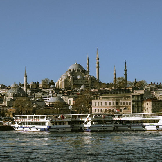 A clear photo of istanbul from the view of Eva Estetica