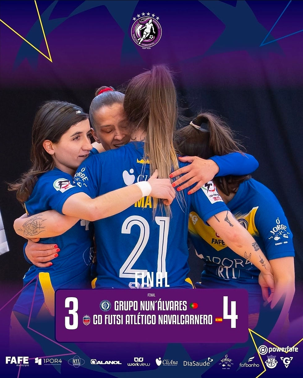 Atlético Navalcarnero conquista tetracampeonato europeu após final emocionante frente ao GCR Nun'Álvares