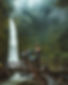 Pareja por cascada