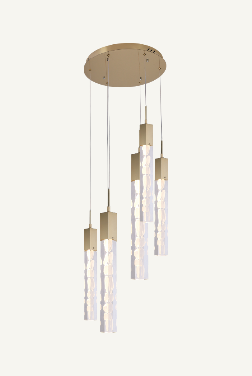 Miniatura: CANDIL 25024 CRISTAL ORO/CLARO