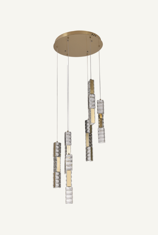Miniatura: CANDIL 25018 CRISTAL ORO/CLARO