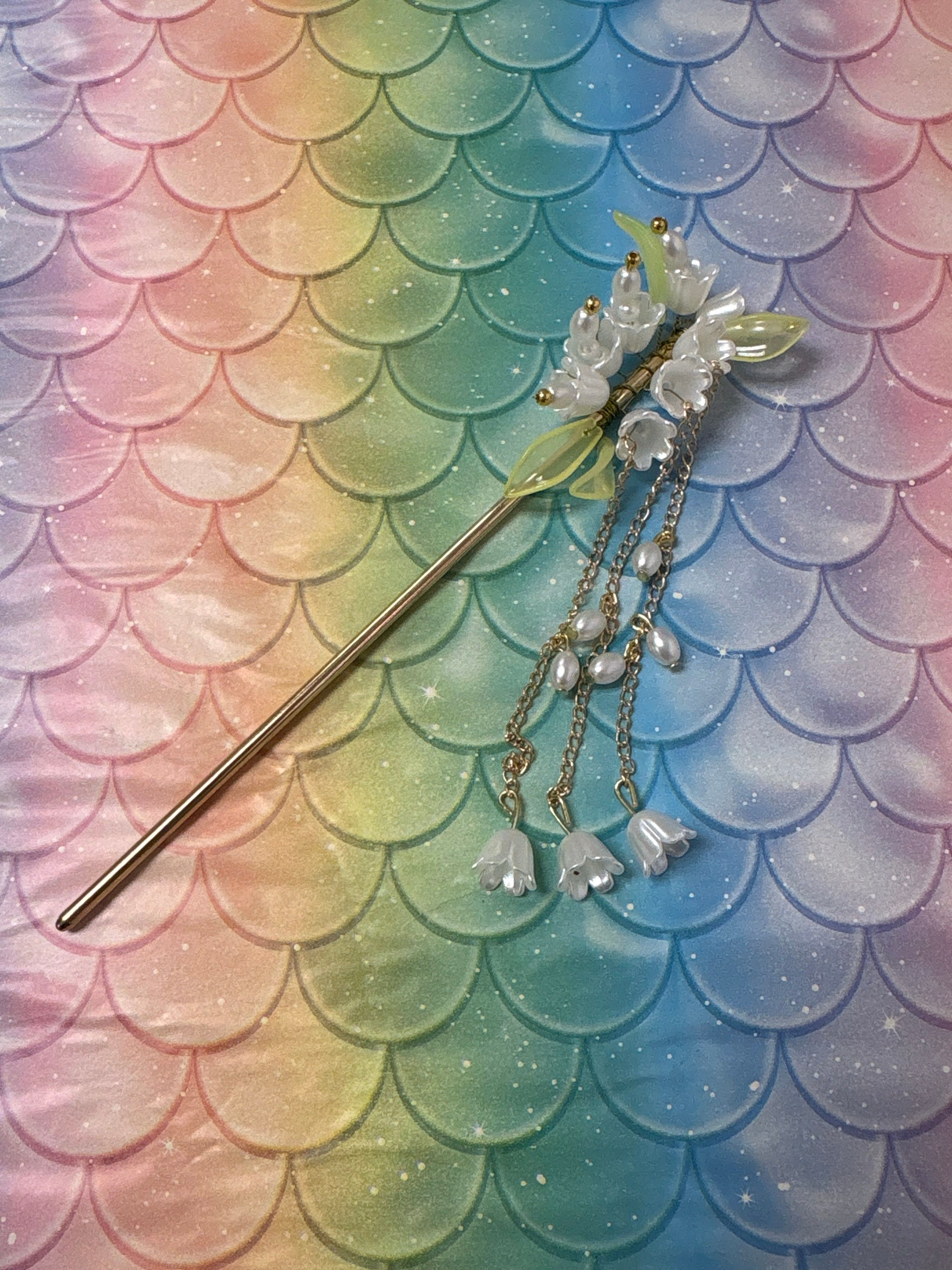 Hair Stick - Lily of the Valley