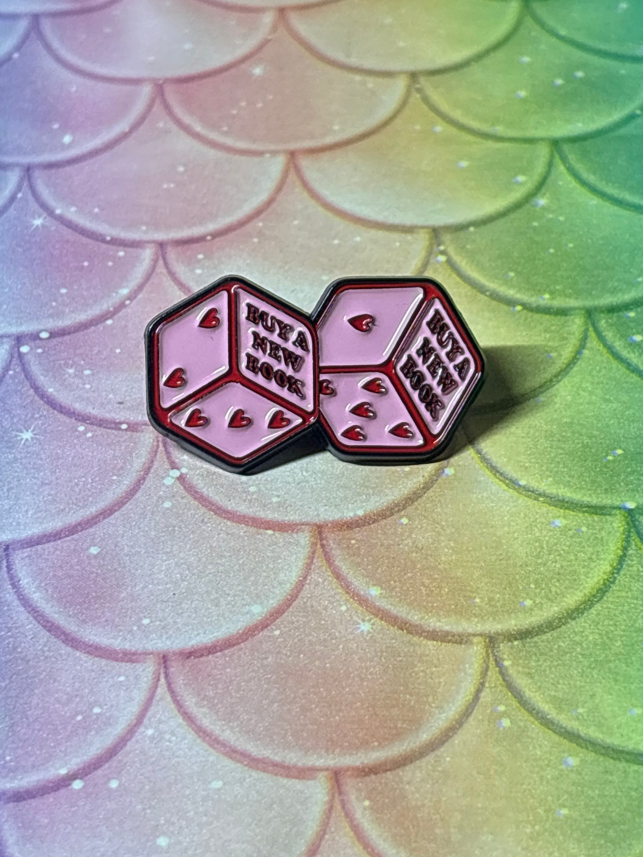 Pin - Bookish Dice