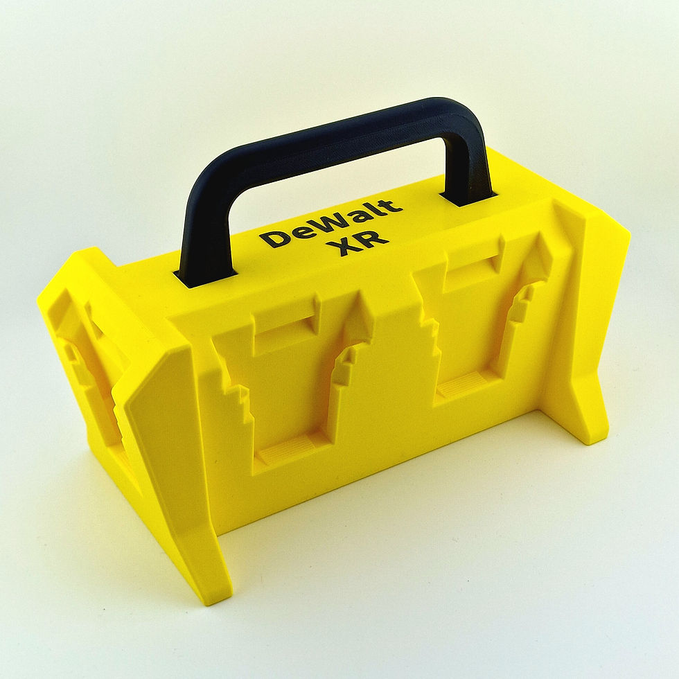 Thumbnail: Battery Carrier Compatible With DeWalt XR Batteries Up To 5AH