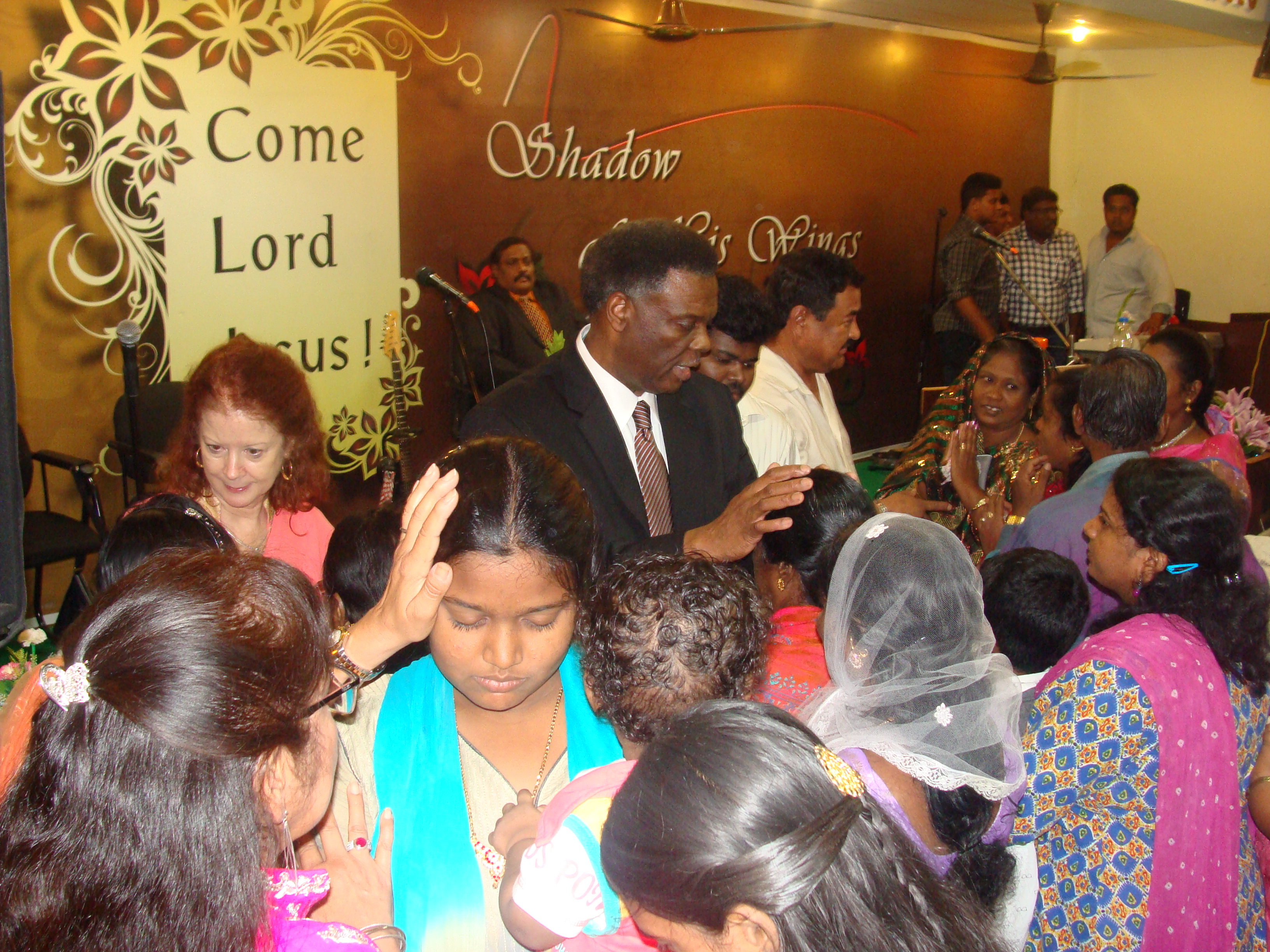 Laying Hands in Prayer