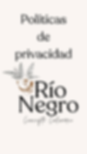 Políticas de privacidad portada rio negr