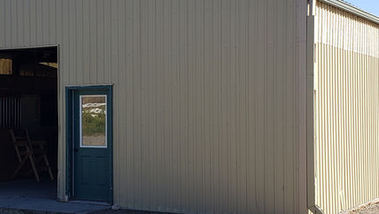 Damaged Metal Siding replaced. Remodeler Handyman Bozeman Montana On HIS Mark Services