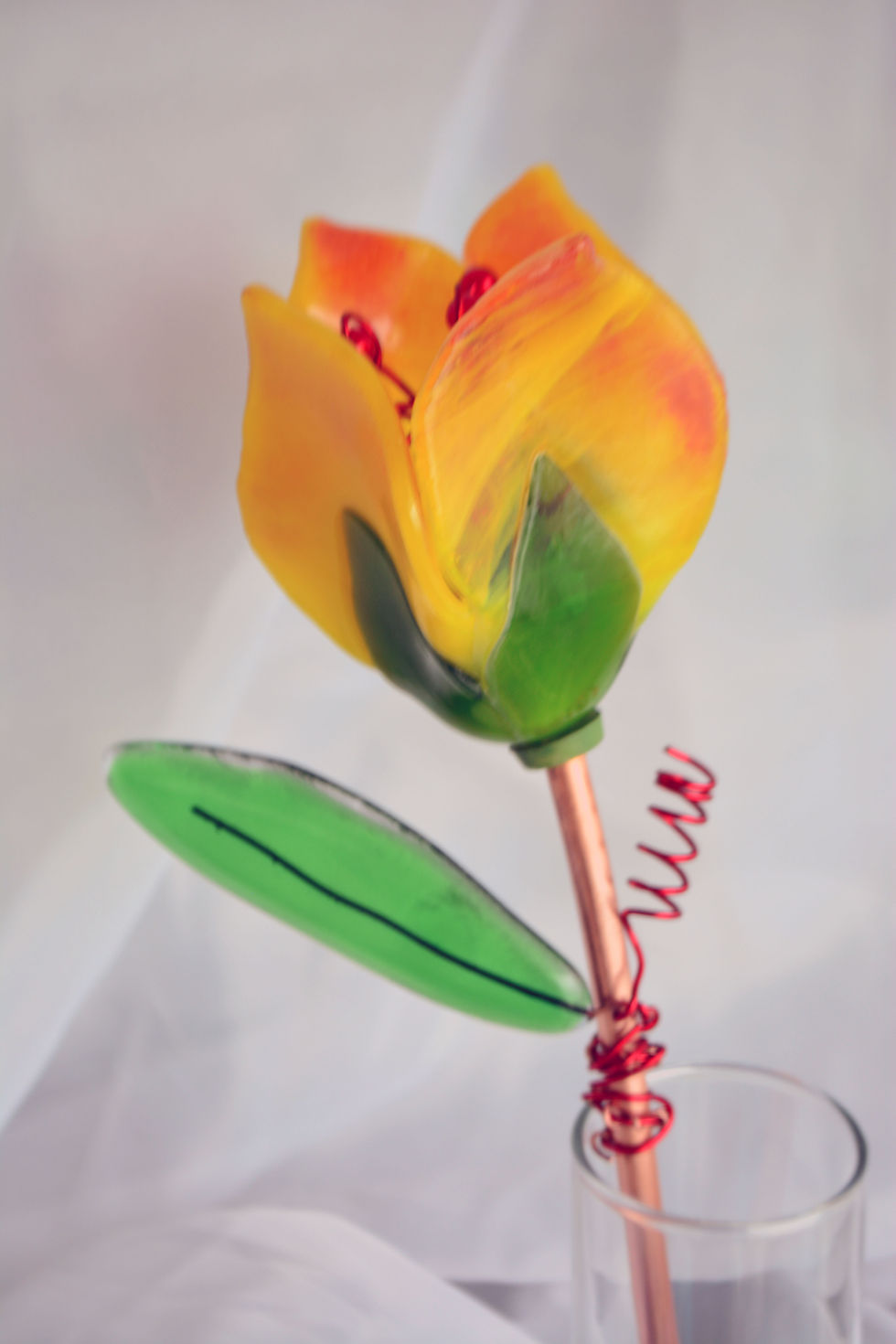 Thumbnail: Individual Flower - Yellow and Red Tulip