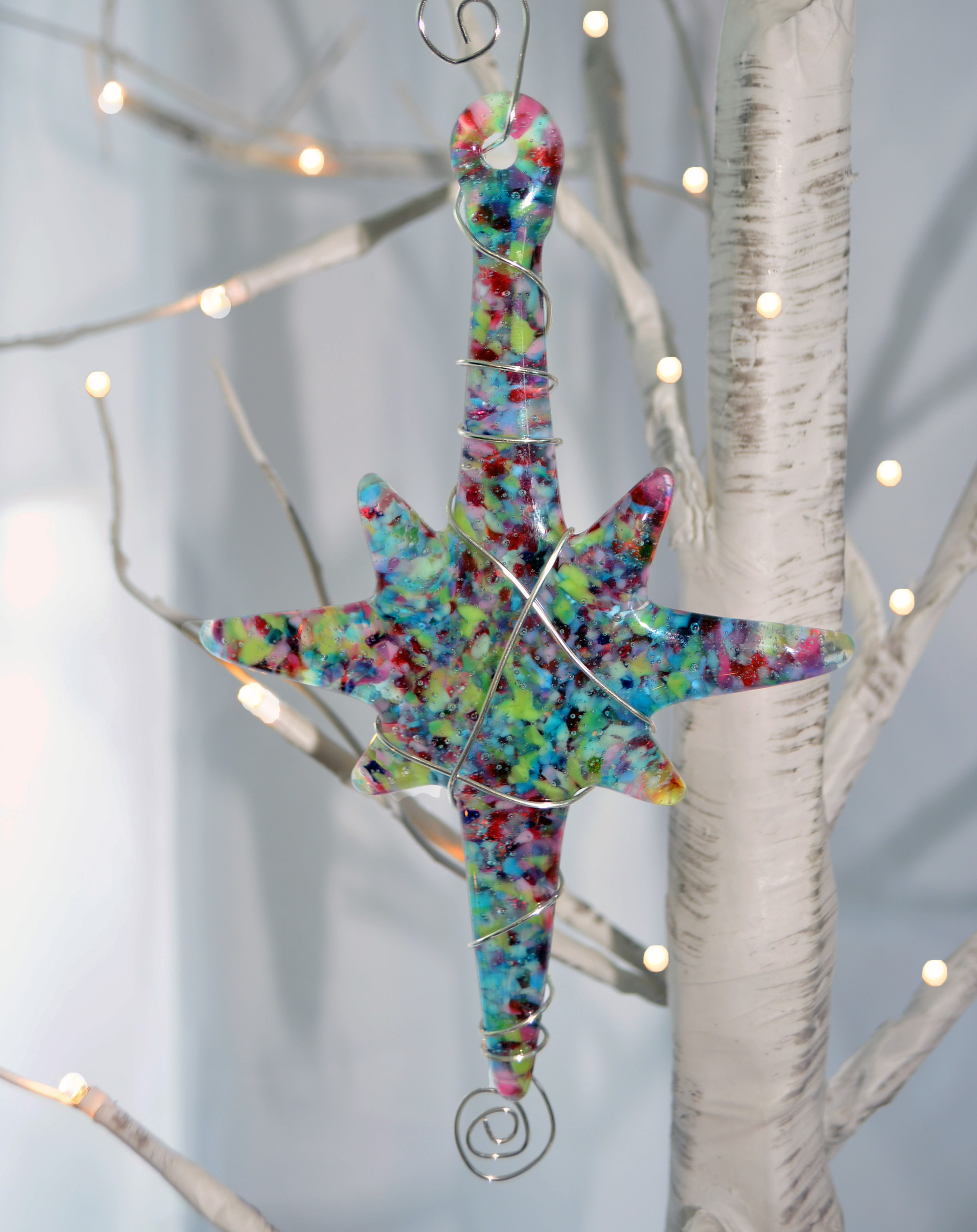 Star - Multi-Colored Frit