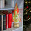 Thumbnail: Christmas Tree - Green and Red Swirled Glass - Wood Base