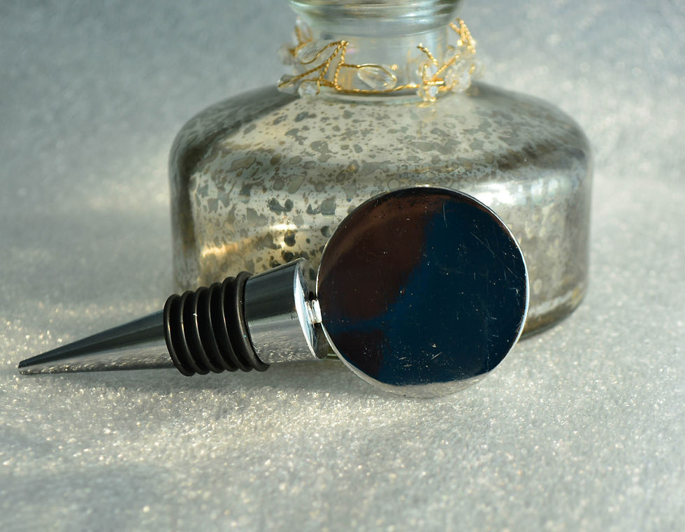 Thumbnail: Bottle Stopper - Purple, Green, and Gray