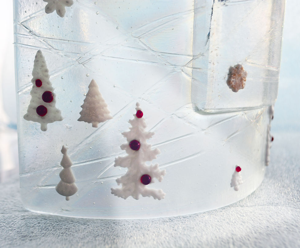 Thumbnail: Vase - Iridescent Christmas