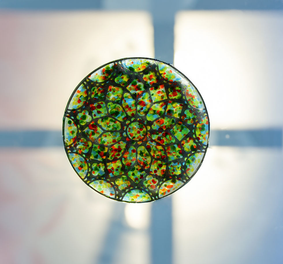 Thumbnail: Cathedral Suncatcher - Spring Mix, Chartres Cathedral, France