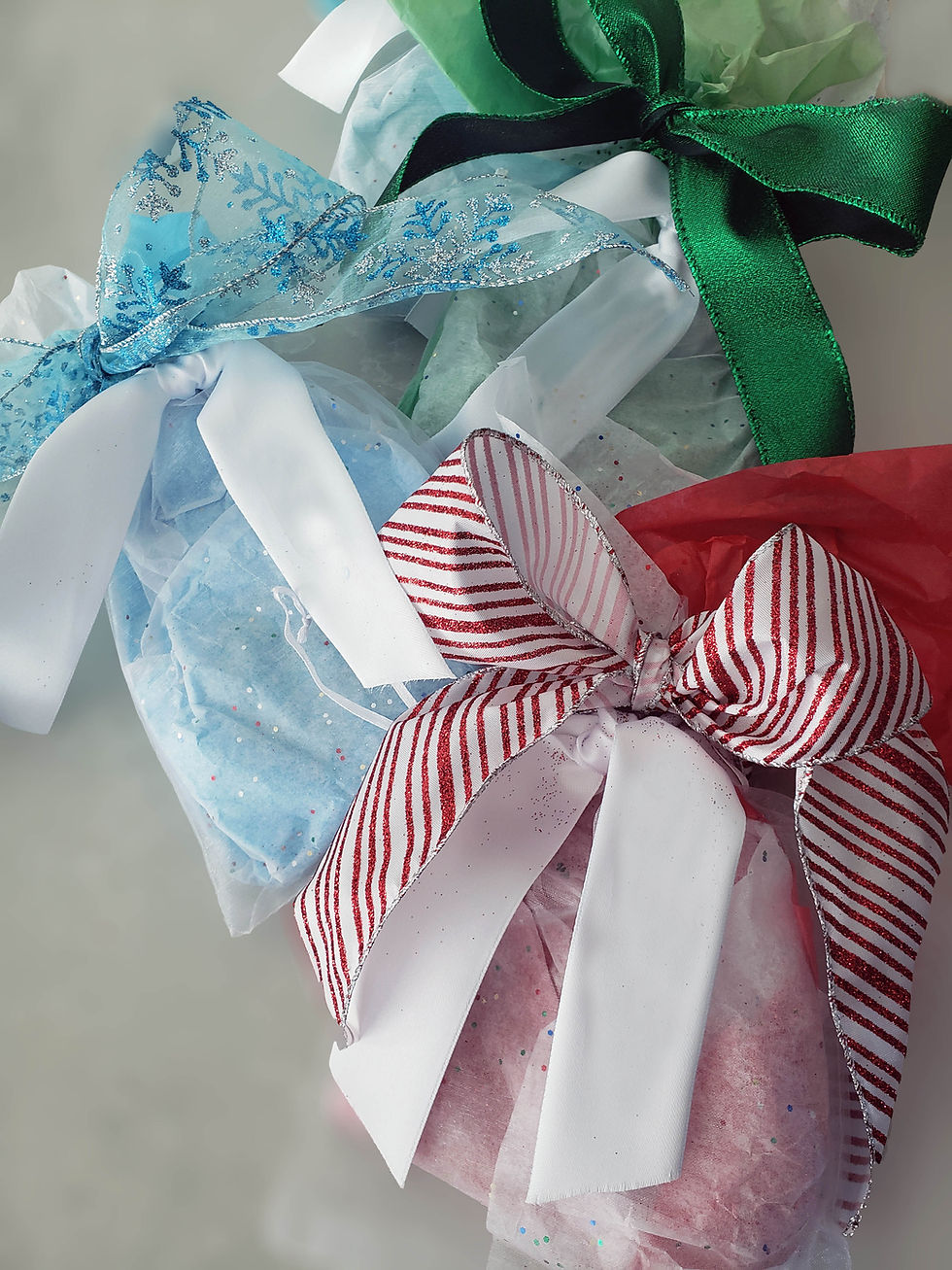 Thumbnail: Wreath - Blue and Green with Holly