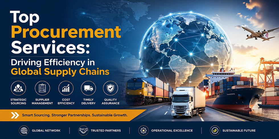 Top Procurement Services: Driving Efficiency in Global Supply Chains