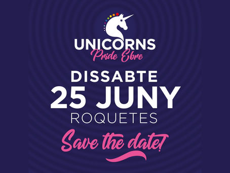 L’orgull LGTBIQ+ a l’Ebre: el 25 de juny a Roquetes amb Unicorns Pride Ebre