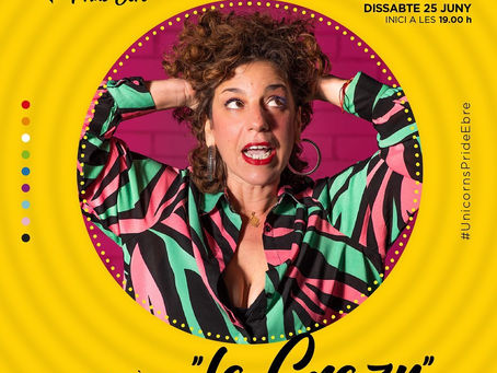 Mireia "La Crazy" posarà el toc d'humor a Unicorns Pride Ebre