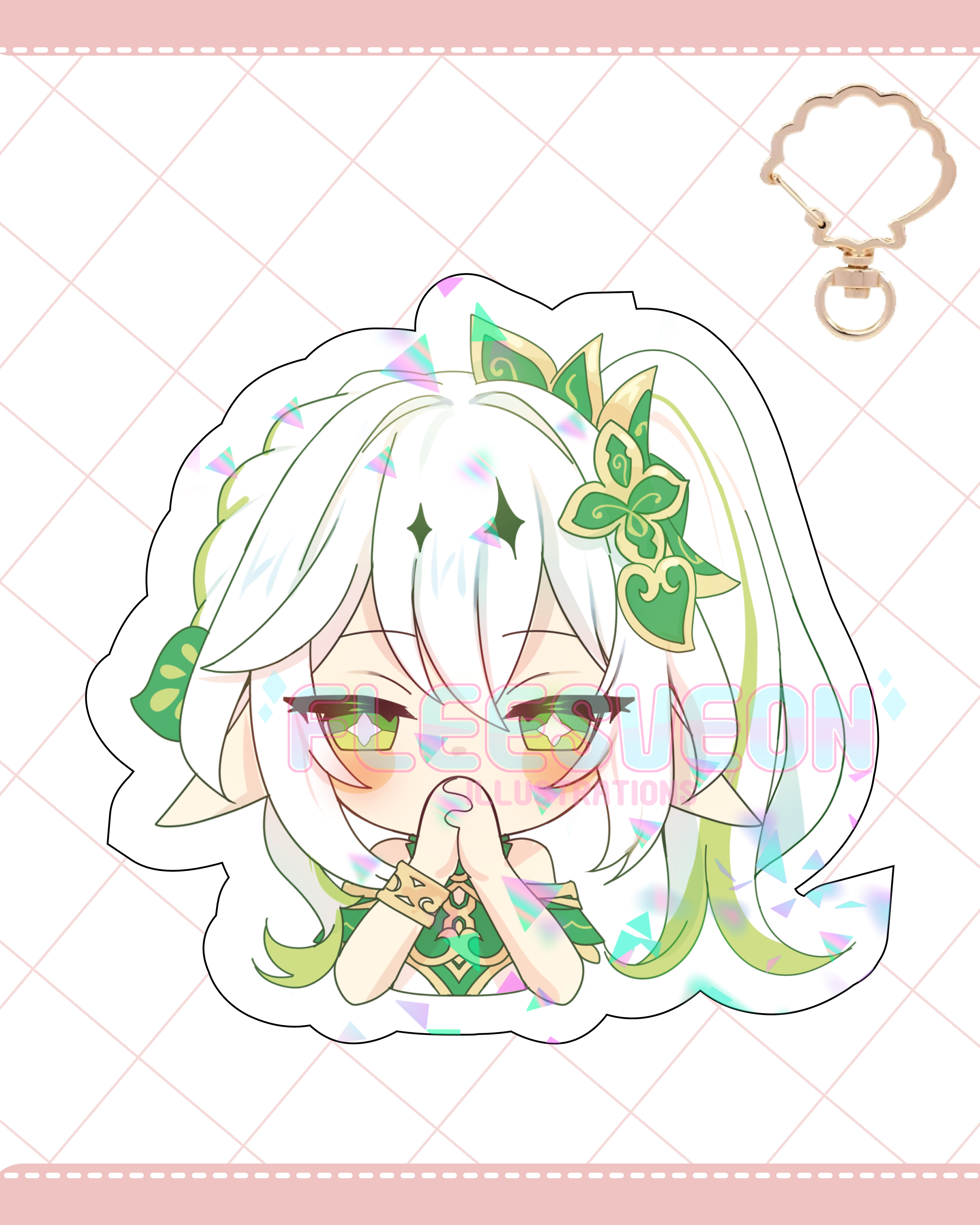 Nahida from Genshin Impact (2 inch acrylic Charm)