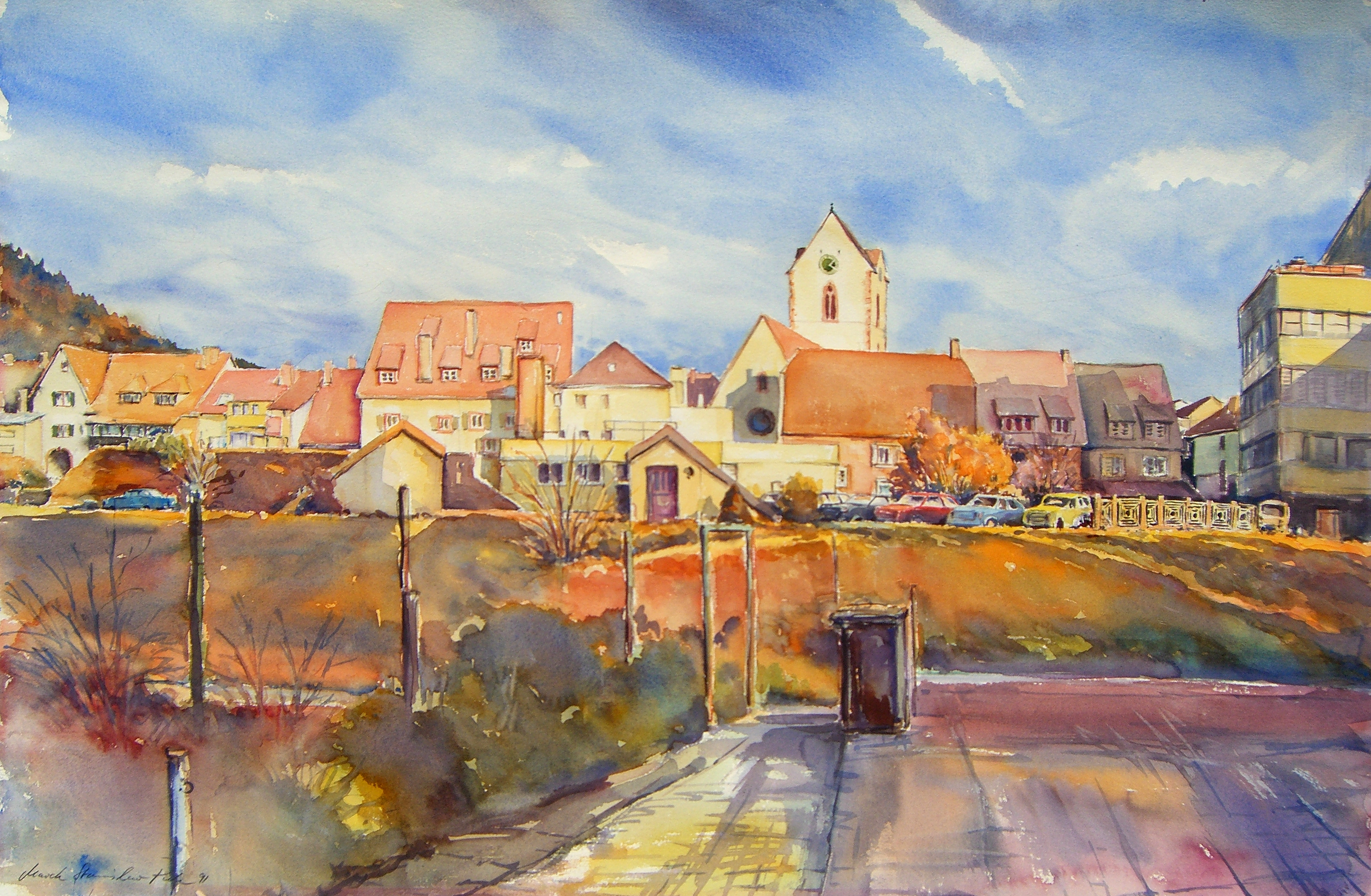 Altstadt Schopfheim Blick von Westen