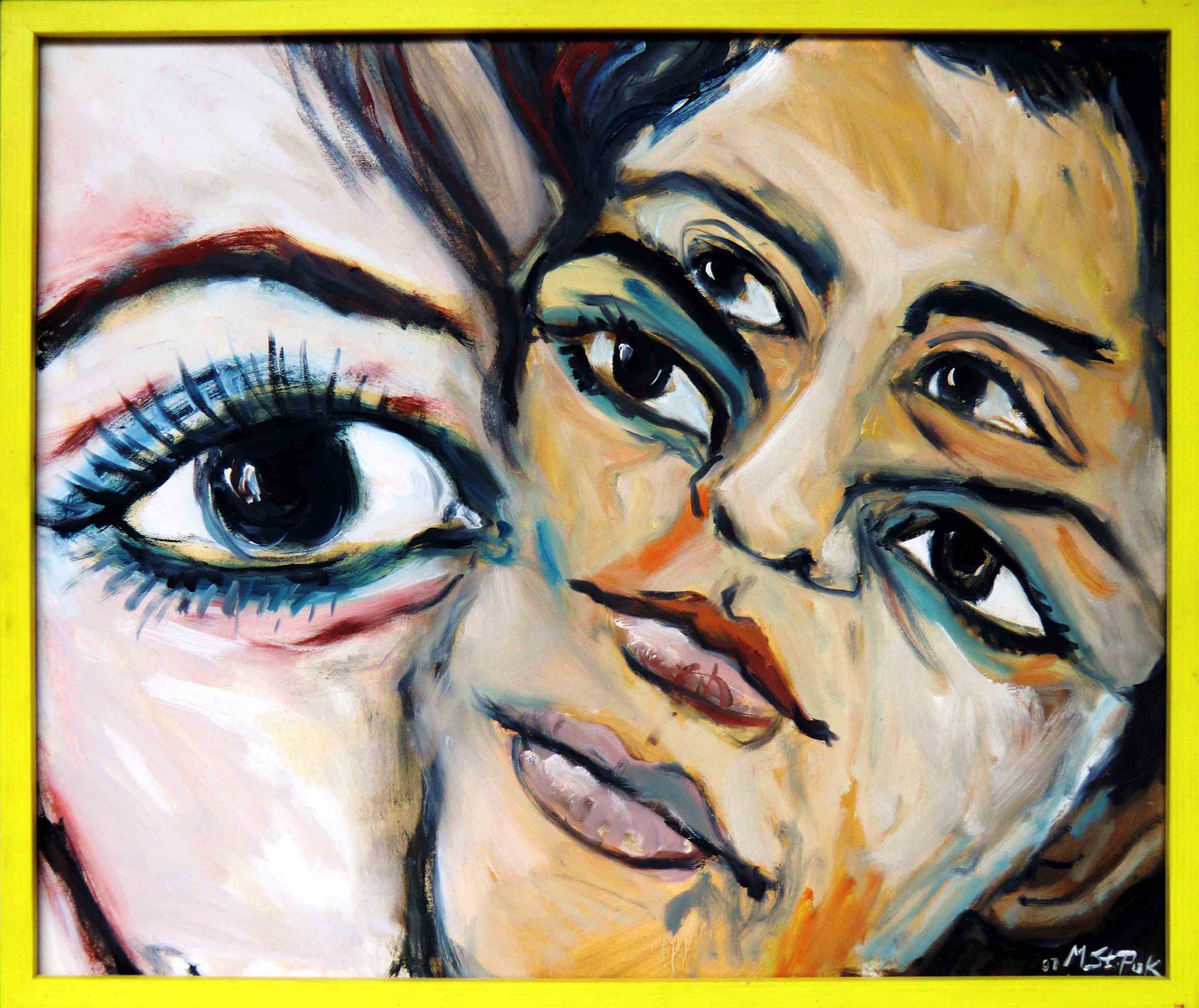 der andere blick -oel-leinwand