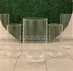 Clear Round Pedestals