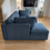 Thumbnail: Lovesac Vintage Blue Rained Chenille 5 Seat 5 Side Sactional