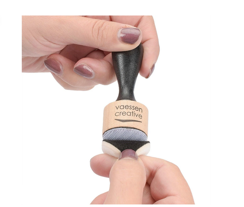 Miniature : Applicateurs d'encre -- 2 applicateurs + mousses rondes -- Vaessen Creative