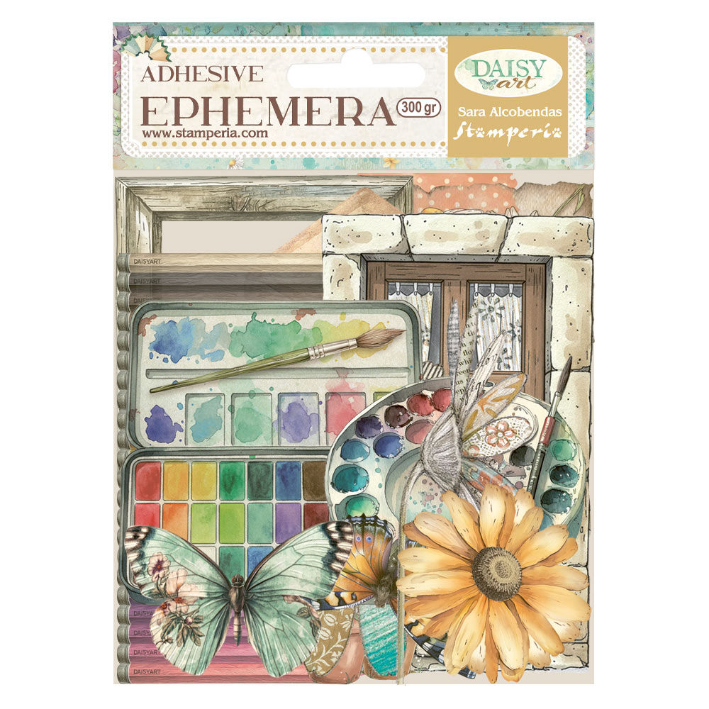 Ephemera -- Collection "Daisy Art" -- Stamperia