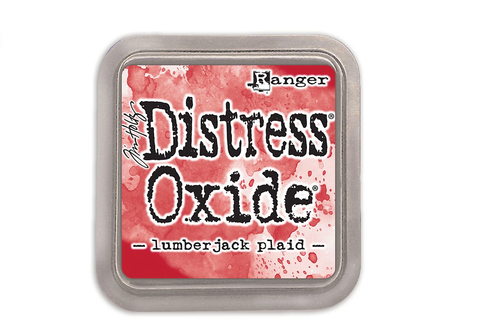 Encre Distress Oxide -- Lumberjack Plaid -- Ranger Tim Holtz
