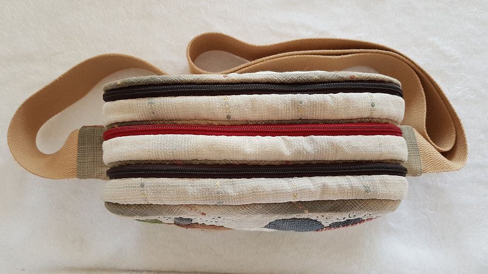 Miniature : Sac "Zen" Japonais triple poches -- Modèle Unique