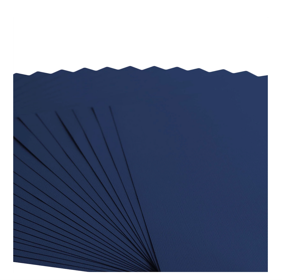 Miniature : Cardstock Texturé Florence "Maritime" -- 20 Feuilles -- 216gr -- 30,5 x 30,5 cm