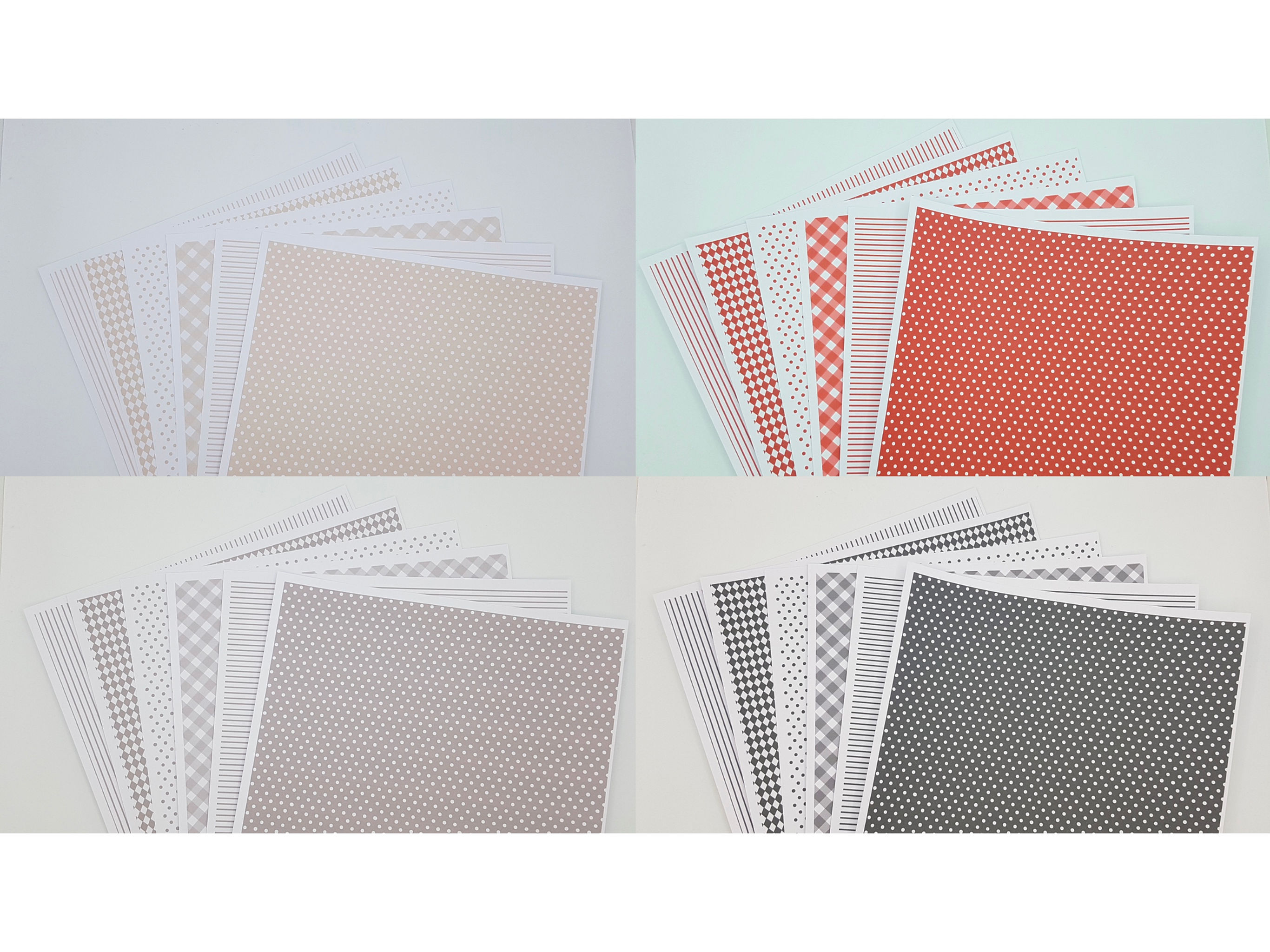 Pack Complet -- Set de Fond à imprimer (x24)en téléchargement (Vintage Love)