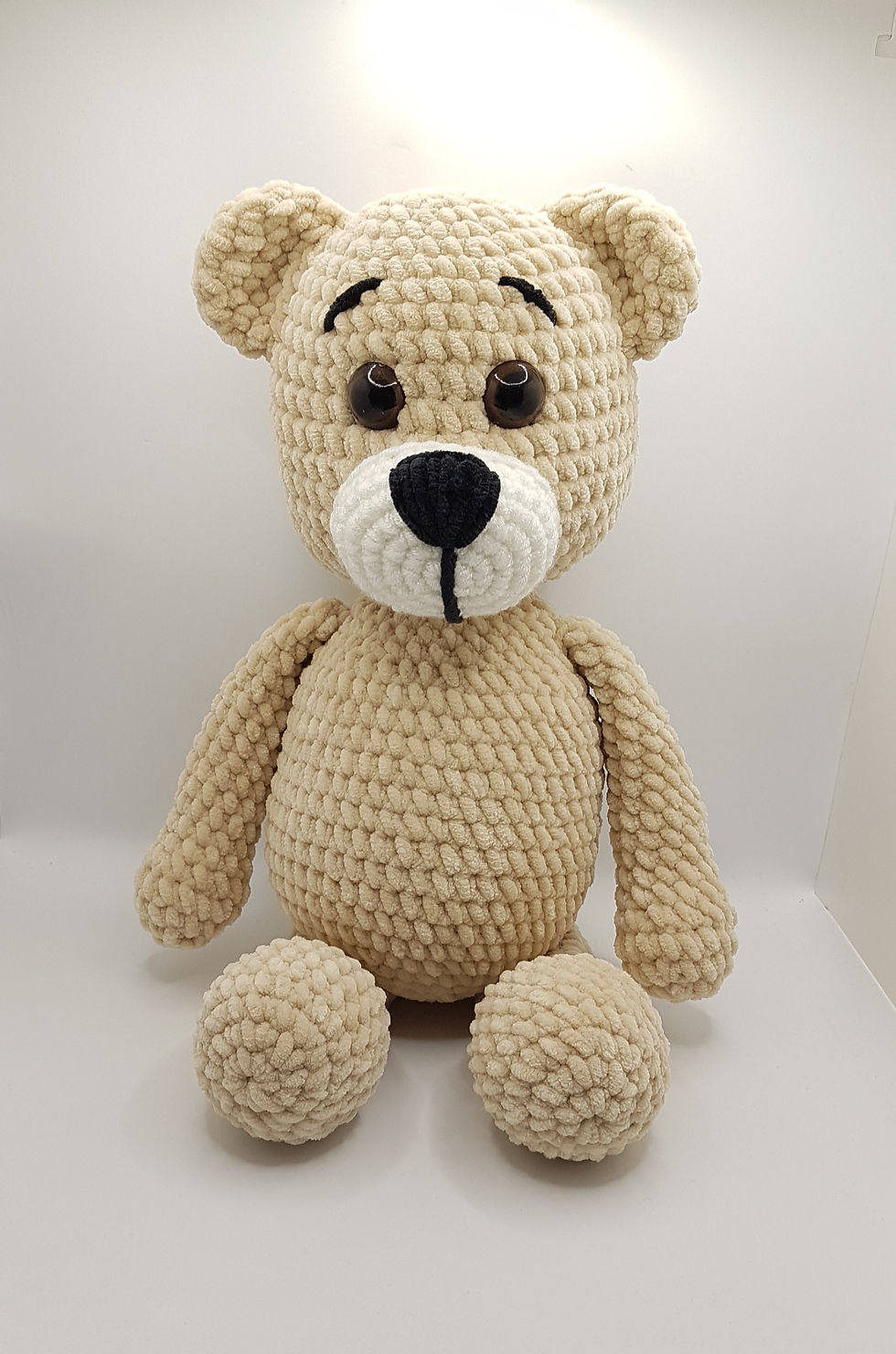 Miniature : Amigurumi Ourson tout Doux au crochet / Oeko-Tex /Doudou, Peluche Ourson, cadeau