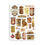 Miniature : Washi Pad 8 feuilles -- A5 -- Collection "Coffee and Chocolate" -- Stamperia