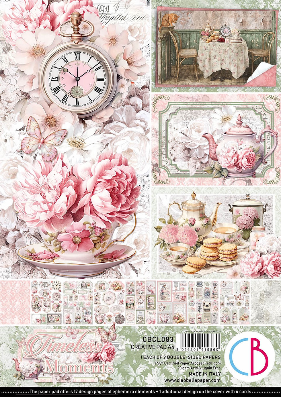 Miniature : Pack Complet -- Ciao Bella "Timeless Moments" -- (5 Blocs)