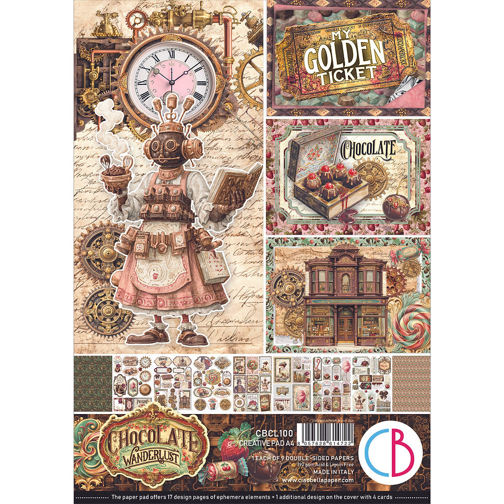 Miniature : Pack Complet -- Ciao Bella "Chocolate Wanderlust" -- (5 Blocs)