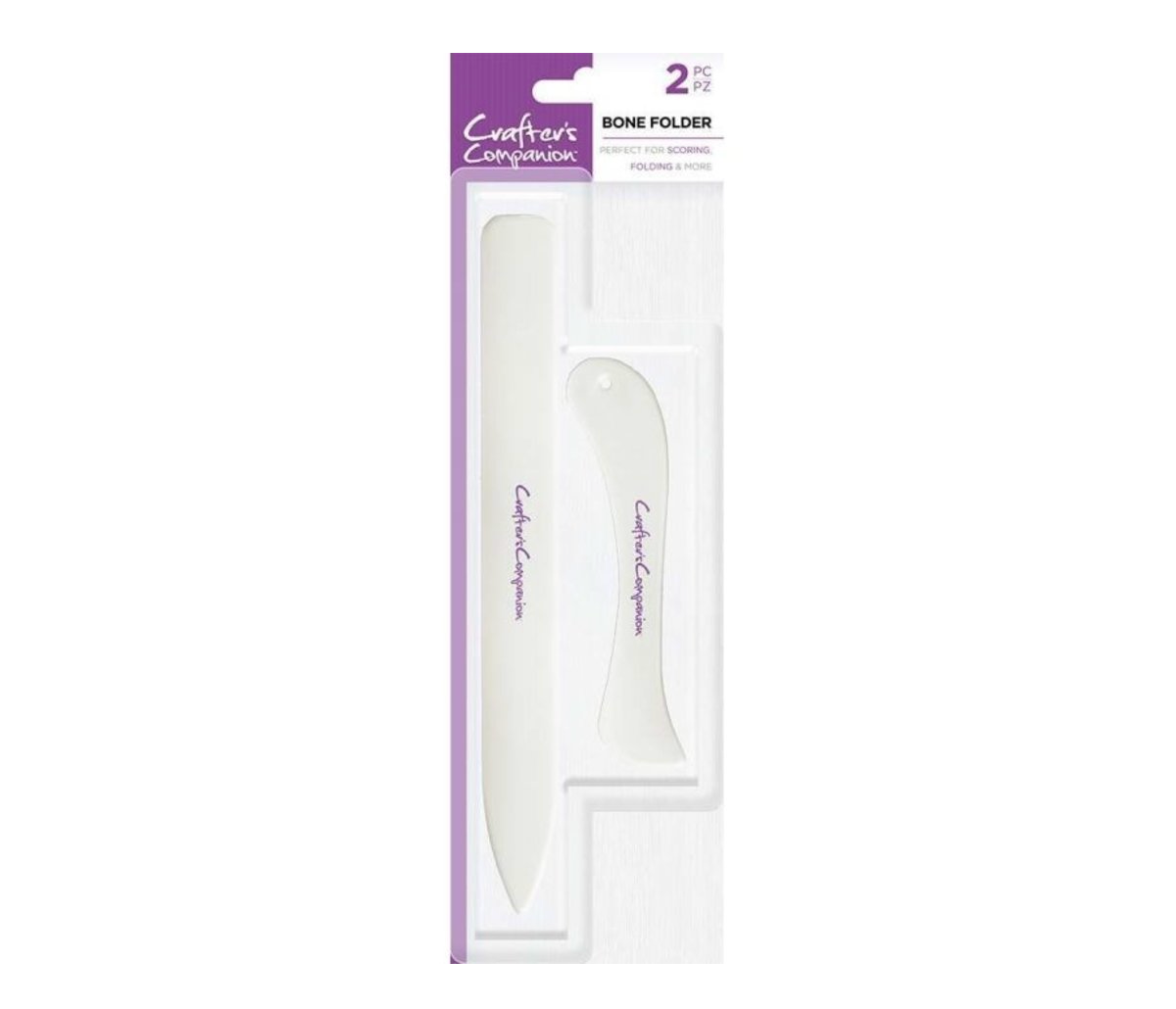 Lot de 2 Plioirs Blanc -- Crafter's Companion