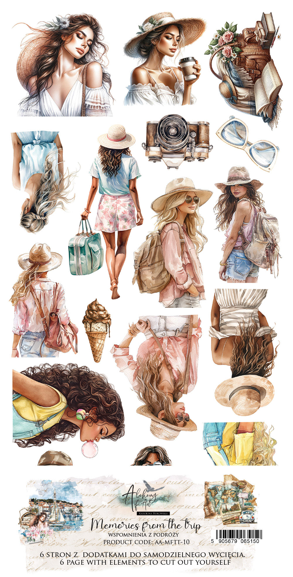 Extra Set Alchemy of Art "Memories from the Trip" -- 15 x 30,5 cm