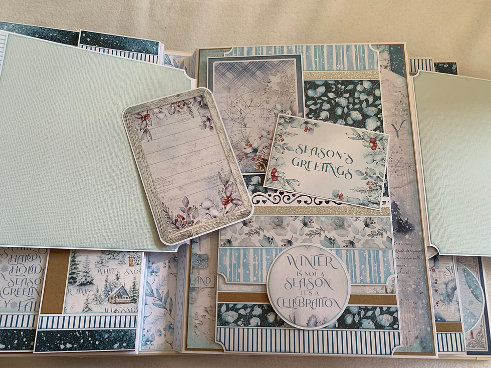 Miniature : Album photos Scrap Noël "Winter Journey" -- Christmas -- FaitMain