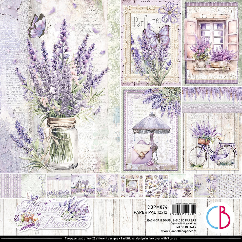 Miniature : Pack Complet -- Ciao Bella "Morning in Provence" -- (5 Blocs)