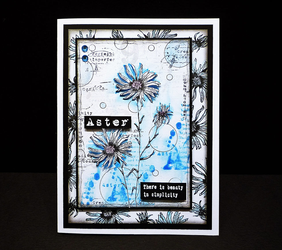Miniature : Tampons "Bright Dawn" -- 15 x 20 cm -- Tracy Evans -- AAll and Create